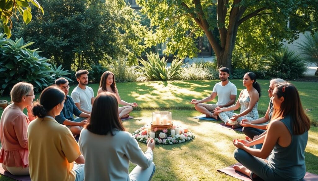 Meditation community support