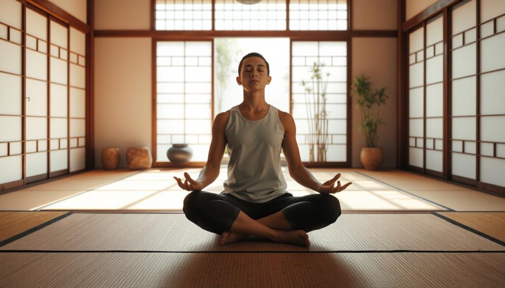 Zen meditation posture